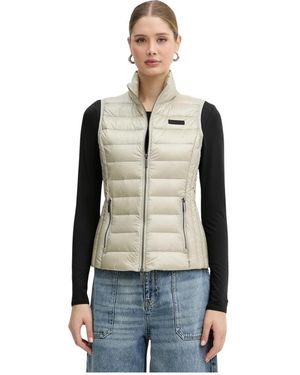 ARMANI EXCHANGE Gilet Met Ritssluiting En Logopatch - Naturel