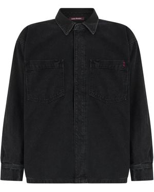 ICON DENIM Overhemden ,Zwart ,Denim Billy Oversized Denim Shirt
