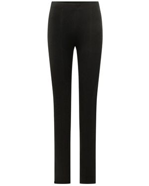 MSGM Schmal Geschnittene Hose - Schwarz