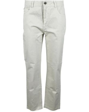 Another Label Straight Trousers - Grigio