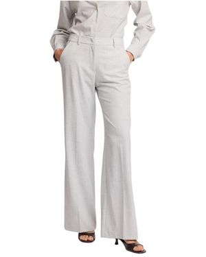Kocca Pantaloni Sartoriali Wide-Leg - Grijs