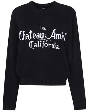 Amiri Truien & Vesten ,Zwart ,Round-Neck Truien