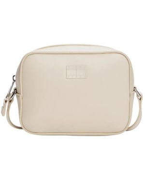 Tommy Hilfiger Tassen ,Vintage Cameratas Met Moderne Details - Naturel