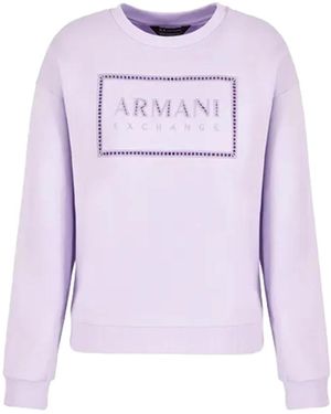 ARMANI EXCHANGE Sweatshirts - Purple
