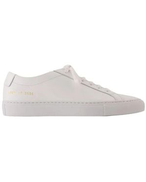 Common Projects Weiße leder-sneaker