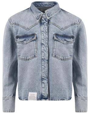 ICON DENIM Denim Jackets - Blue