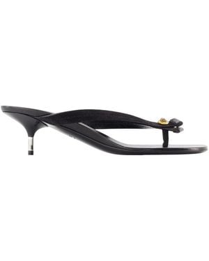 Versace Heeled Mules - Nero
