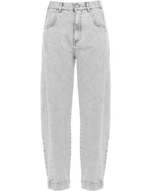 Panicale Cropped Jeans - Gris