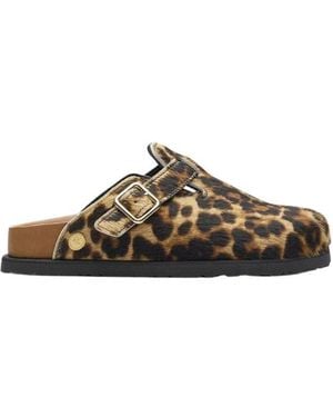 Birkenstock Boston Fur - Braun
