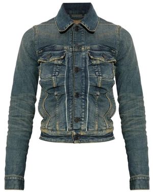 Balenciaga Denim Jackets - Blue