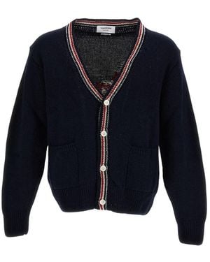 Thom Browne Cardigans - Bleu