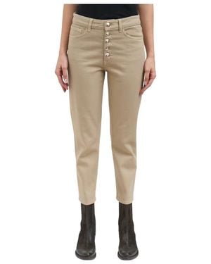Dondup Cropped Jeans - Natural