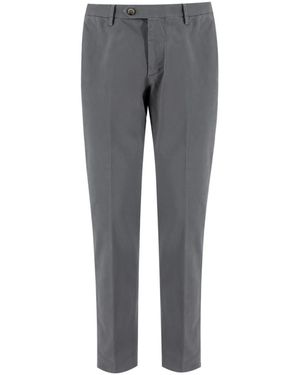 Michael Coal Slim-Fit Trousers - Grigio