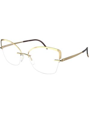 Silhouette Glasses - Metallic