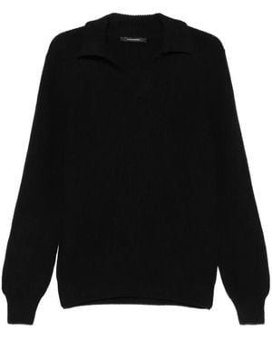 Tagliatore V-Neck Knitwear - Negro