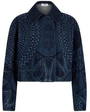 Alberta Ferretti Denim Jackets - Blue