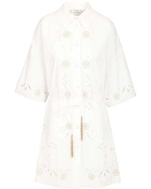 forte_forte Shirt Dress - Wit