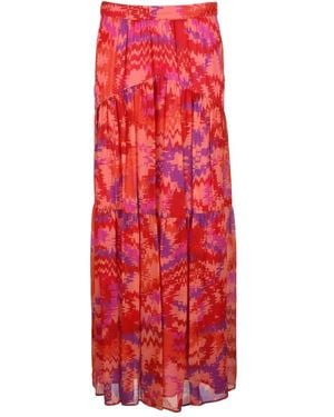 Dondup Maxi Skirts - Rojo