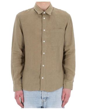 A.P.C. Casual Shirts - Natural