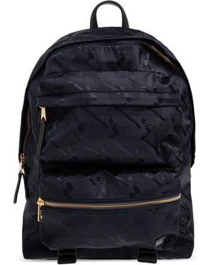 Paul Smith Backpack Met Logo Patch - Zwart