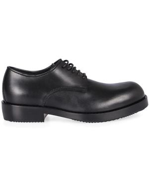 Dries Van Noten Schoenen ,Zwart ,Leer Slip-On Mocassin Loafers