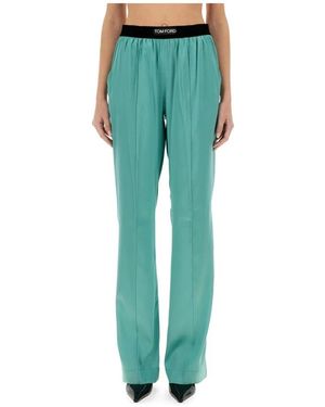 Tom Ford Wide Trousers - Verde