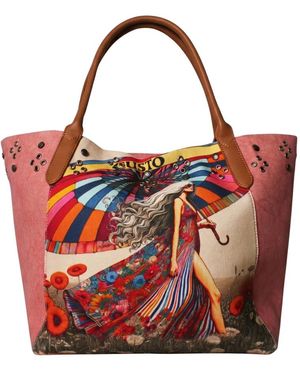 Custoline Tassen ,Veelkleurig ,Leer Lumena Chic - Rood