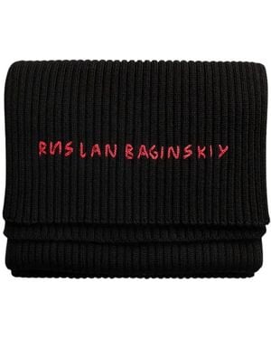 Ruslan Baginskiy Winter Scarves - Nero