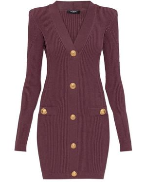 Balmain Knitted Dresses - Morado