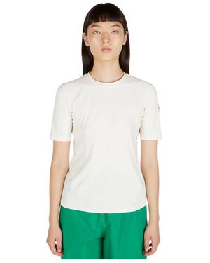 Moncler Vintage Logo Patch T-Shirt - Grün