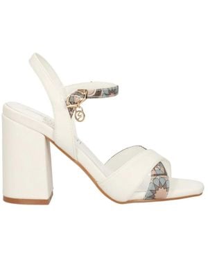 Gattinoni Schoenen ,Wit ,Witte Hoge Hak Sandalen