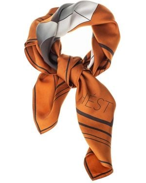 Hèst Silk Scarves - Orange