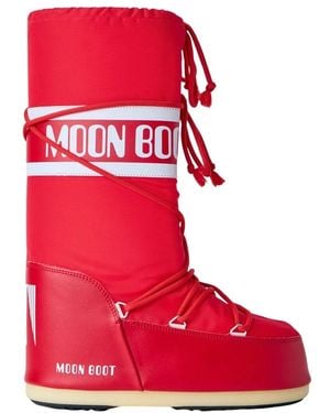 Moon Boot Icon Nylon Laarzen - Rood