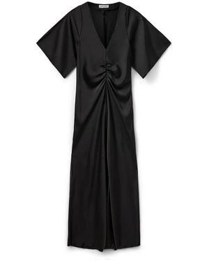 Sofie Schnoor Elegantes Schwarzes Kleid Mit Raffungsdetails
