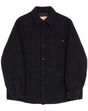 Valentino Faux Fur & Shearling Jackets - Blue