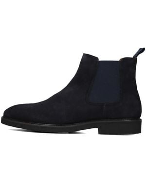 Mazzeltov Elegante Chelsea Boots Für Herren - Blau