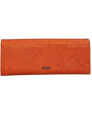 Gedebe Tassen ,Oranje ,Satijn Satijnen En Strass Tas