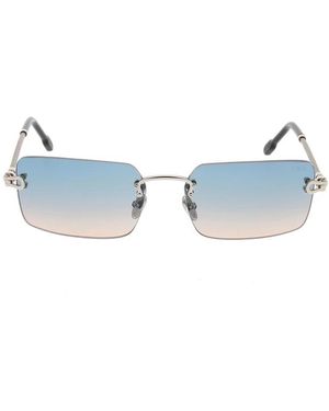 Fred Force 10 Rechthoekige Zonnebril - Blauw