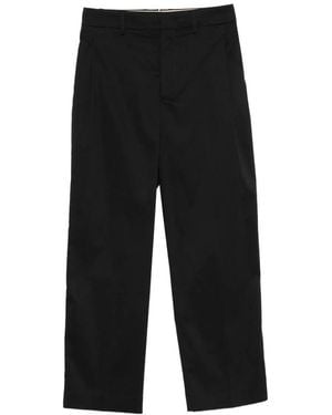 BERWICK 1707 Cropped Trousers - Black