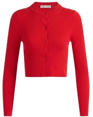 Alice + Olivia Carson Cardigan - Rood