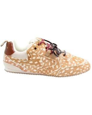 Kurt Geiger Schoenen ,Bruin ,Elvas Sneaker - Roze
