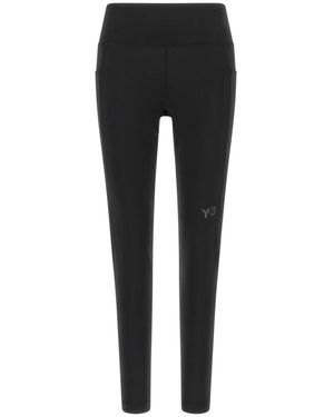 Y-3 Fitness ,Zwart ,Running Leggings