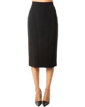 Max Mara Rokken ,Zwart ,Polyester Alcool Rok