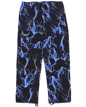 PHOBIA ARCHIVE Wide Trousers - Blue