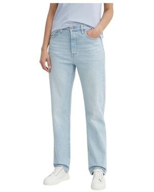 Levi's Jeans ,Blauw ,Katoen 501 Crop