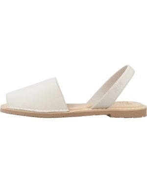 Ria Menorca Flat Sandals - Blanco