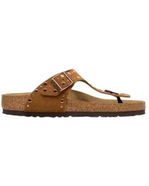 Birkenstock Flip Flops - Brown
