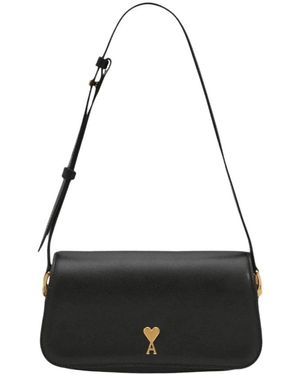 Ami Paris Tassen ,Zwart ,Shoulder Paris Bag