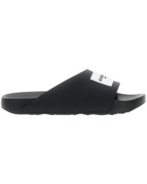 Givenchy Schoenen ,Zwart ,Label Slide Flat Mule