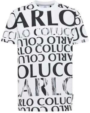 carlo colucci Friday T-Shirt - Weiß